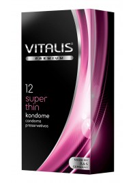 Ультратонкие презервативы VITALIS PREMIUM super thin - 12 шт. - Vitalis - купить с доставкой в Иркутске