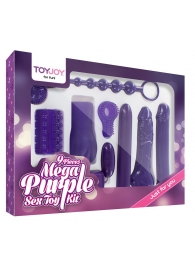 Эротический набор Toy Joy Mega Purple - Toy Joy - купить с доставкой в Иркутске