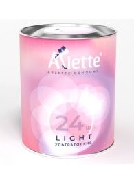 Ультратонкие презервативы Arlette Light - 24 шт. - Arlette - купить с доставкой в Иркутске