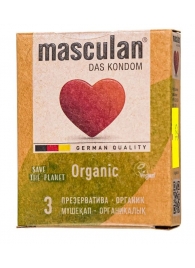 Экологически чистые презервативы Masculan Organic - 3 шт. - Masculan - купить с доставкой в Иркутске