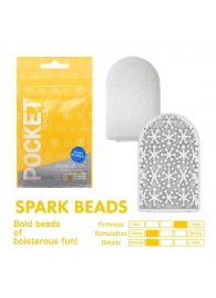 Карманный мастурбатор Spark Beads - Tenga - в Иркутске купить с доставкой