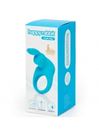 Голубое эрекционное виброкольцо Happy Rabbit Rechargeable Rabbit Cock Ring - Happy Rabbit - в Иркутске купить с доставкой