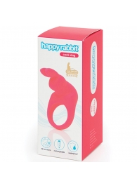 Розовое эрекционное виброкольцо Happy Rabbit Rechargeable Rabbit Cock Ring - Happy Rabbit - в Иркутске купить с доставкой