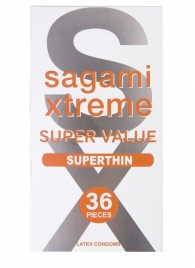 Ультратонкие презервативы Sagami Xtreme Superthin - 36 шт. - Sagami - купить с доставкой в Иркутске