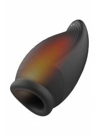 Мастурбатор с вибрацией и функцией нагрева Squeezable Stroker - Dream Toys - в Иркутске купить с доставкой