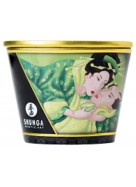 Массажная свеча Exotic Green Tea с ароматом зелёного чая - 170 мл. - Shunga - купить с доставкой в Иркутске