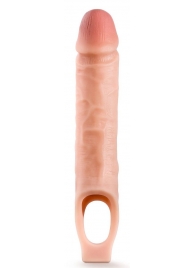 Телесная насадка на пенис 10 Inch Cock Sheath Extender - 25 см. - Blush Novelties - в Иркутске купить с доставкой