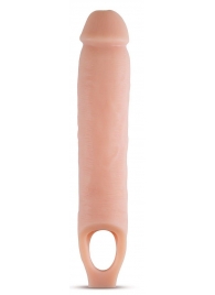 Телесная насадка на пенис 11.5 Inch Cock Sheath Penis Extender - 29,2 см. - Blush Novelties - в Иркутске купить с доставкой