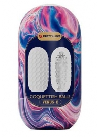 Мастурбатор в форме яйца Coquettish Balls - Baile - в Иркутске купить с доставкой