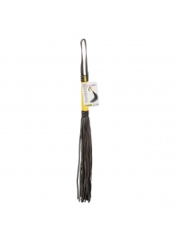 Черная плеть с желтой рукоятью Boundless Flogger - 69,25 см. - California Exotic Novelties - купить с доставкой в Иркутске