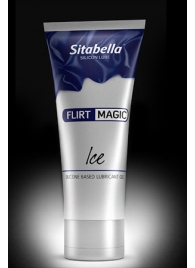 Силиконовая гель-смазка FLIRT MAGIC Ice с лёгким пролонгирующим эффектом - 75 мл. - Sitabella - купить с доставкой в Иркутске