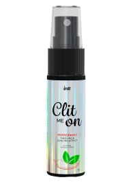 Клиторальный возбуждающий спрей Clit Me On Peppermint - 12 мл. - INTT - купить с доставкой в Иркутске