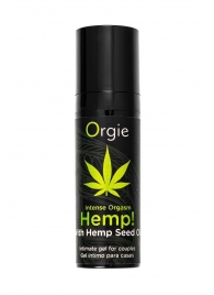 Возбуждающий интимный гель для пар ORGIE Hemp Intense Orgasm - 15 мл. - ORGIE - купить с доставкой в Иркутске