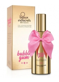 Гель с ароматом жвачки Bubblegum 2-in-1 Scented Silicone Massage And Intimate Gel - 100 мл. - Bijoux Indiscrets - купить с доставкой в Иркутске