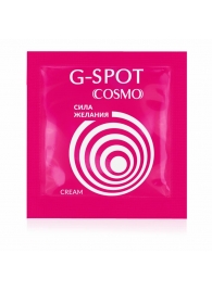 Стимулирующий интимный крем для женщин Cosmo G-spot - 2 гр. - Биоритм - купить с доставкой в Иркутске