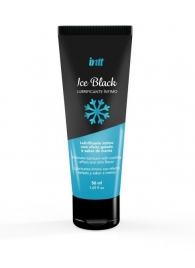 Лубрикант на водной основе Ice Black с ледяным эффектом - 50 мл. - INTT - купить с доставкой в Иркутске