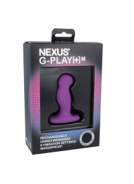 Фиолетовая вибровтулка Nexus G-Play+ M - Nexus Range - в Иркутске купить с доставкой