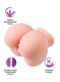 Реалистичный мастурбатор Giovanna - ToyFa - в Иркутске купить с доставкой