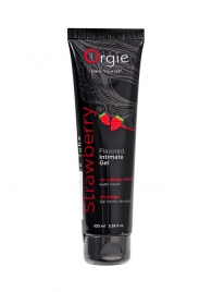 Интимный гель на водной основе Lube Tube Strawberry с клубничным вкусом - 100 мл. - ORGIE - купить с доставкой в Иркутске