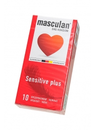 Презервативы Masculan Sensitive plus - 10 шт. - Masculan - купить с доставкой в Иркутске