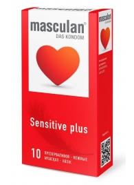 Презервативы Masculan Sensitive plus - 10 шт. - Masculan - купить с доставкой в Иркутске