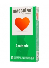 Презервативы анатомической формы Masculan Anatomic - 10 шт. - Masculan - купить с доставкой в Иркутске