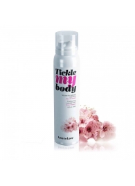 Массажная хрустящая пенка Tickle My Body Cherry Blossom с ароматом вишневого цвета - 150 мл. - Love to Love - купить с доставкой в Иркутске