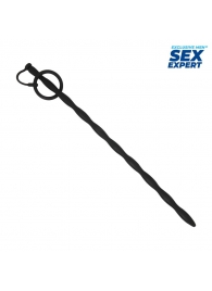 Черный стимулятор уретры Sex Expert - Sex Expert - купить с доставкой в Иркутске