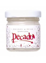 Массажная свеча Brandy   Pear - 35 мл. - Pecado - купить с доставкой в Иркутске