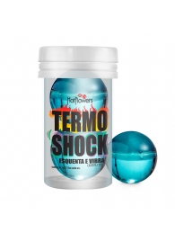 Интимный гель Termo Shock Hot Ball с разогревающе-покалывающим эффектом (2 шарика по 3 гр.) - HotFlowers - купить с доставкой в Иркутске