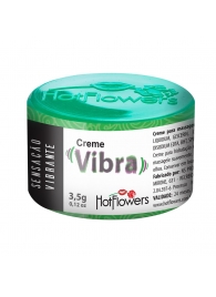 Возбуждающий крем Vibra с эффектом вибрации - 3,5 гр. - HotFlowers - купить с доставкой в Иркутске