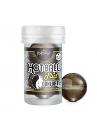 Анальный лубрикант на масляной основе Hot Ball Plus Conforto (2 шарика по 3 гр.) - HotFlowers - купить с доставкой в Иркутске