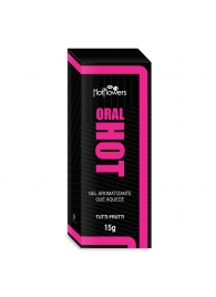 Гель для оральных ласк Oral Hot с согревающим эффектом - 15 гр. - HotFlowers - купить с доставкой в Иркутске