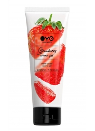 Лубрикант на водной основе OYO Aroma Gel Strawberry с ароматом клубники - 75 мл. - OYO - купить с доставкой в Иркутске