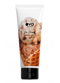 Лубрикант на водной основе OYO Aroma Gel Ice Cream с ароматом пломбира - 75 мл. - OYO - купить с доставкой в Иркутске