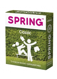 Классические презервативы SPRING CLASSIC - 3 шт. - SPRING - купить с доставкой в Иркутске