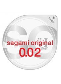 Ультратонкий презерватив Sagami Original - 1 шт. - Sagami - купить с доставкой в Иркутске