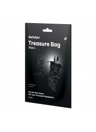 Черный мешочек для хранения игрушек Treasure Bag L - Satisfyer - купить с доставкой в Иркутске
