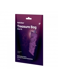 Фиолетовый мешочек для хранения игрушек Treasure Bag XL - Satisfyer - купить с доставкой в Иркутске