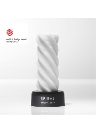 Белый 3D мастурбатор SPIRAL - Tenga - в Иркутске купить с доставкой