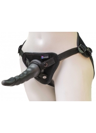 Комплект из трусиков Harness и двух насадок - 20,5 и 18 см. - LOVETOY (А-Полимер) - купить с доставкой в Иркутске