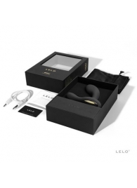 Чёрный перезаряжаемый стимулятор простаты Bruno Black - Lelo - в Иркутске купить с доставкой