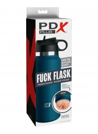 Мастурбатор-вагина в синей колбе F*ck Flask - Pipedream - в Иркутске купить с доставкой