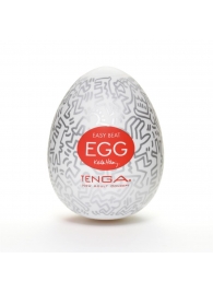 Мастурбатор-яйцо Keith Haring EGG PARTY - Tenga - в Иркутске купить с доставкой