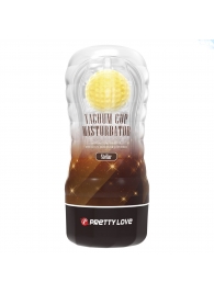 Прозрачный текстурированный мастурбатор Vacuum Cup Masturbator Stellar - Baile - в Иркутске купить с доставкой