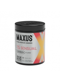 Анатомические презервативы MAXUS Sensual - 15 шт. - Maxus - купить с доставкой в Иркутске