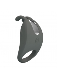 Серое эрекционное кольцо с вибрацией Master Ring - Baile - в Иркутске купить с доставкой