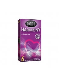 Презервативы с рёбрышками Domino Harmony - 6 шт. - Domino - купить с доставкой в Иркутске