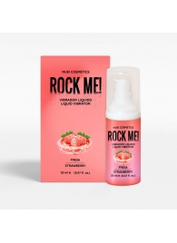 Жидкий вибратор Nuei Rock Me! с ароматом клубники - 20 мл. - Nuei cosmetics - купить с доставкой в Иркутске