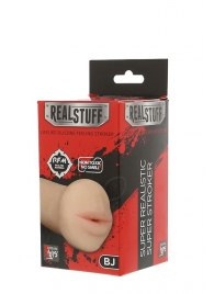 Нежный мастурбатор-ротик REALSTUFF 5INCH MASTURBATOR BJ - Dream Toys - в Иркутске купить с доставкой